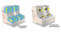 Leg, Foot & Calf Massager – 80W with Rolling & Kneading Functions (Brown)