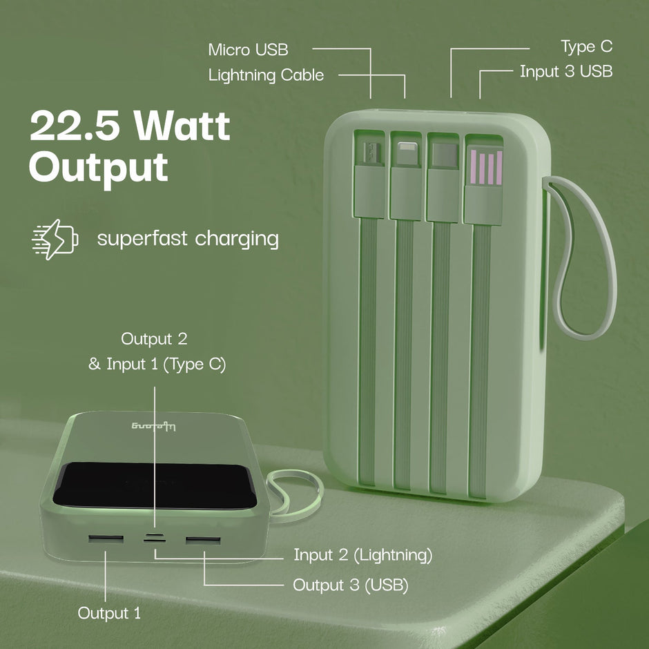 Lifelong 20000 mAh fast charging powerbank