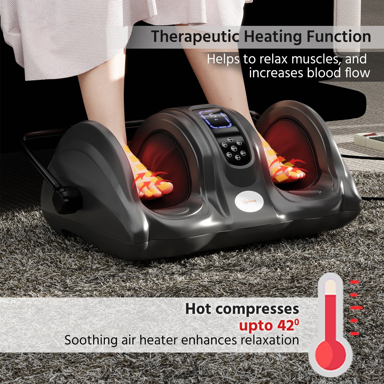 Shiatsu Foot Massager with Heat