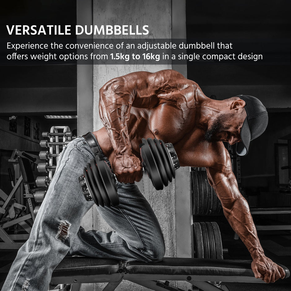 Lifelong Adjustable dumbbells 16kg