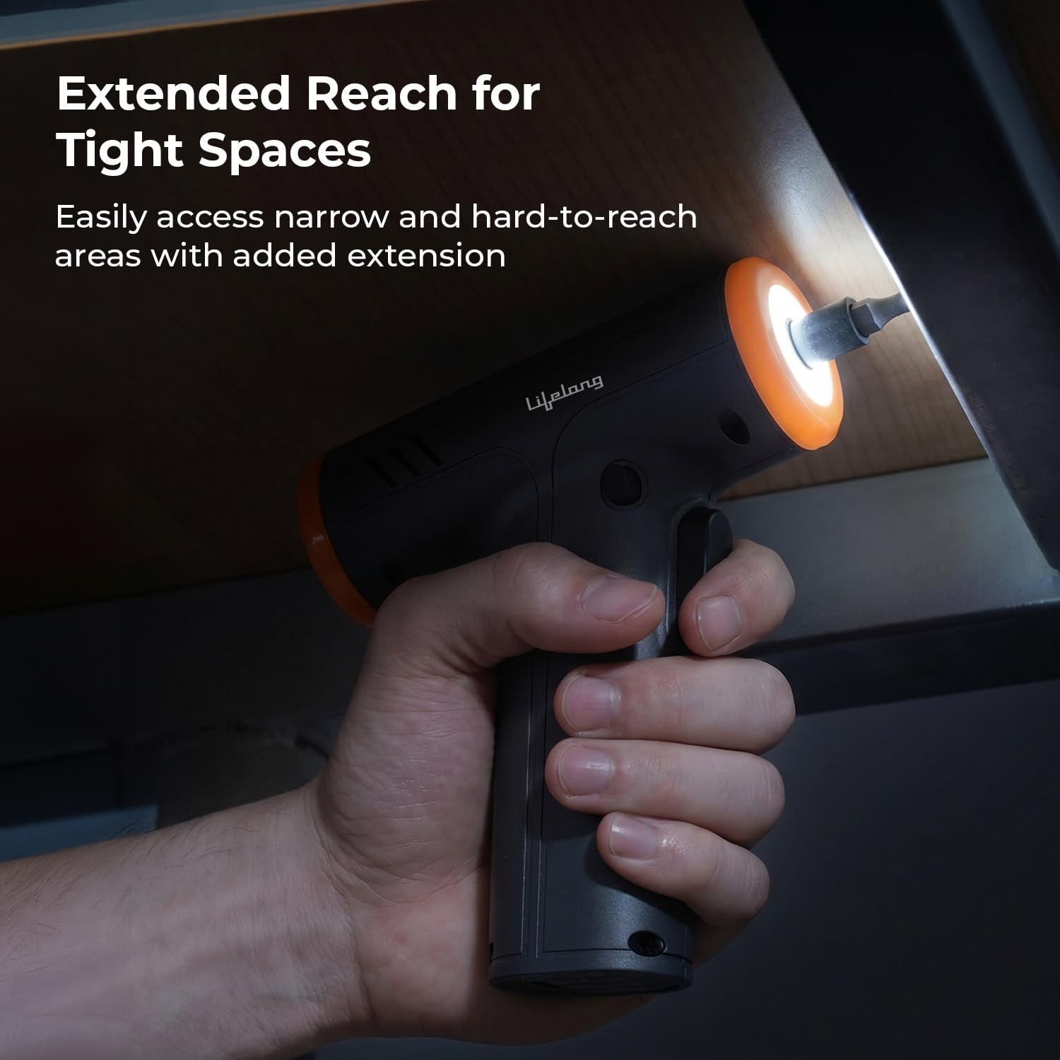 Lifelong Rechargeable Screwdriver Tool Kit Set with Drill Bits for Home Use - 35 Pcs | 4.0 V & 250 RPM |Cordless Portable Tool Box with LED Worklight, Long & Extendable Bits for Hard to Reach Place