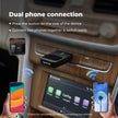 Lifelong 2-in-1 Wireless CarPlay & Android Auto Adapter | Dual Phone Connection, Plug & Play USB Type-A to C, iOS & Android Compatibility, Support OEM Controls |Stick Cast - Bluetooth 5.4 & WiFi 6
