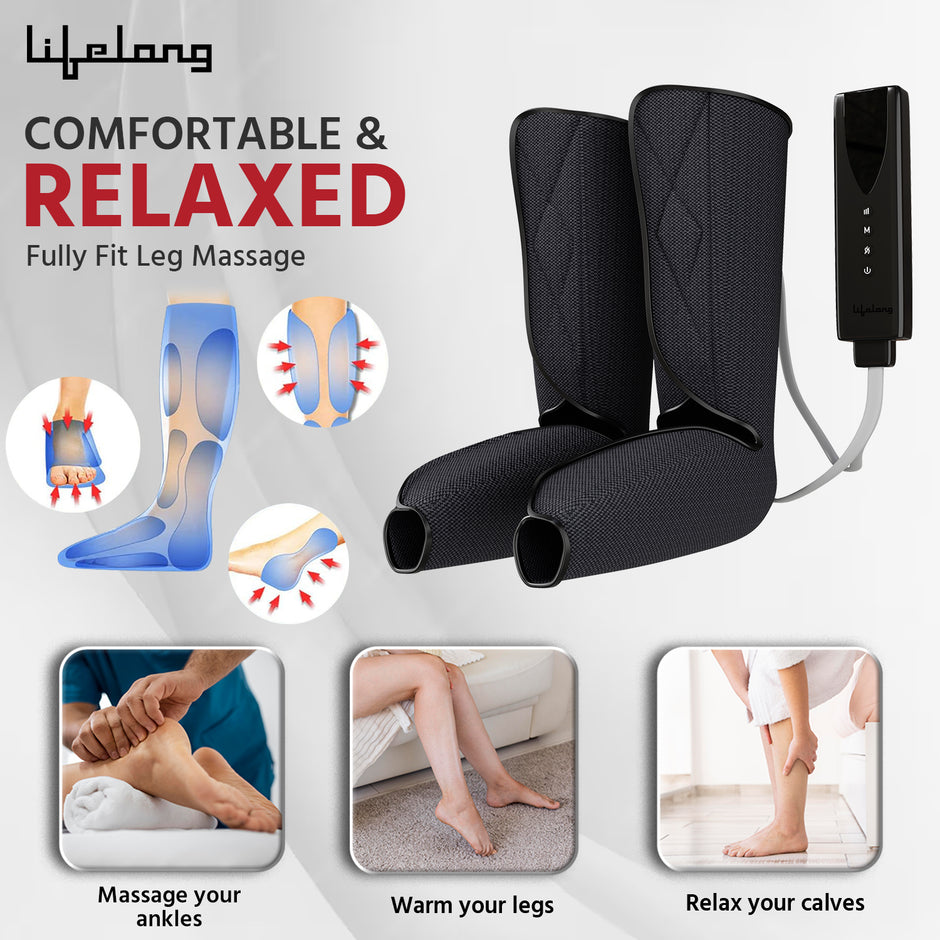 LLM522 Lifelong Rechargeable Air Pressure Massager - For Calfs & Foot