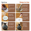 Lifelong Flower Home Humidifier & Essential Oil Diffuser | 300ml Tank Capacity | Ultrasonic Aromatherapy for Home, Office & Bedroom with Soothing Light for Relaxation| Essential Oil Fragrance Diffuser