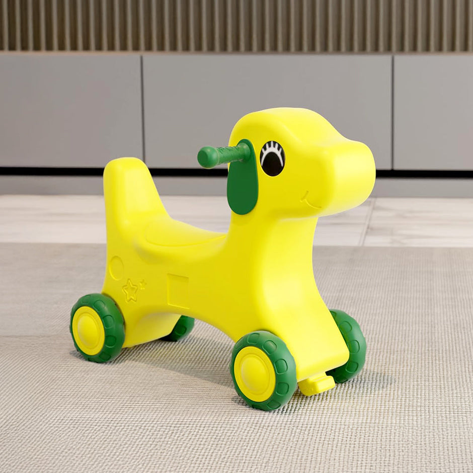 Puppy Ride-On Toy for Toddlers - Sturdy, Battery-Free Indoor & Outdoor Fun