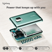 Lifelong Electronics 10000mAh Fast Charging Power Bank with Digital Display | Type C Input | 2 Output Ports | Quick Charge 3.0 | 22.5 W PD Powerbank