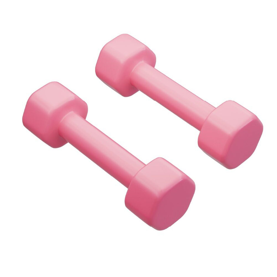 Lifelong Neoprene Dumbbells Set for Home Workout - 2 x 2.5kg (Pink)