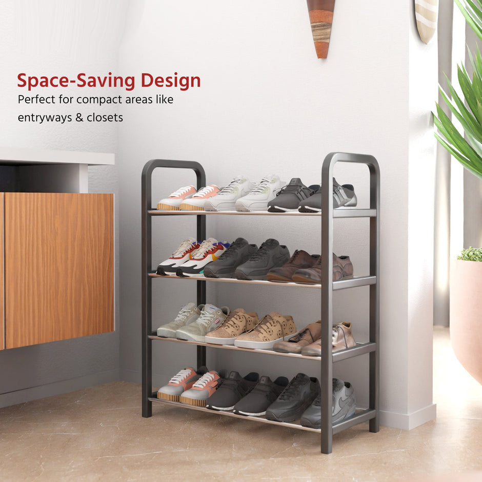 Multipurpose shoe rack 4-tier