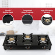 Lifelong LLGS18 2-Burner Gas Stove with Toughened Glass Top & ISI Certified Safety