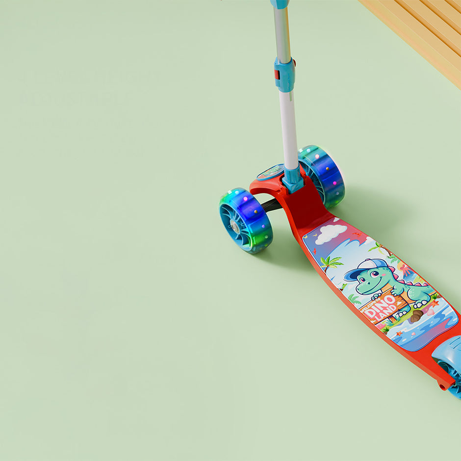 Lifelong Kids Foldable Scooter - LED Wheels & Adjustable
