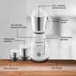 Lifelong LLMG45 Power Pro 500W Mixer Grinder with 3 Jars