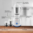 Lifelong LLMG20 500-W Mixer Grinder with 3 Jars