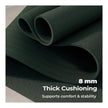 Lifelong 8mm TPE Yoga mat for Women & Men (Olive green)