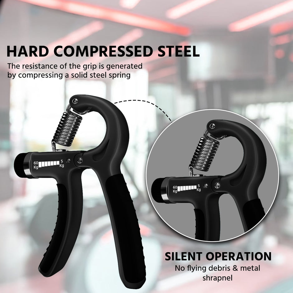 Lifelong Adjustable Hand Grip Strengthener (5-60kg) Resistance, Forearm Trainer