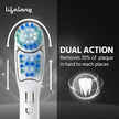 Lifelong LLDC45 Ultra Care Battery Operated Toothbrush With Replacement Head, Blue