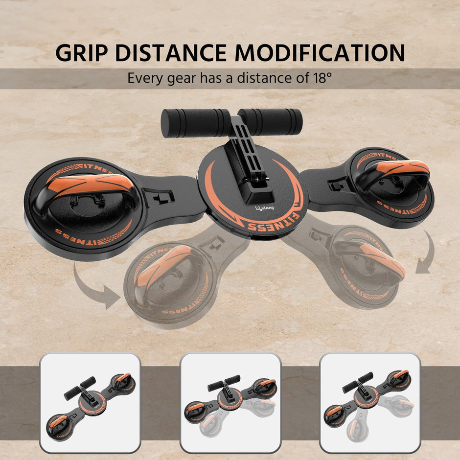 Lifelong Upgraded Push Up Board, Multi-Functional Push Up Bar with Resistance Bands, Strength Training Equipment Pushups