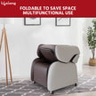 Lifelong Fully Body Foldable Chair Massager with Recliner and Powerful 3D Back, Leg and Foot Rollers for Massage for Home|Massage Chair for Full Body Relaxation at Home ( LLM567)