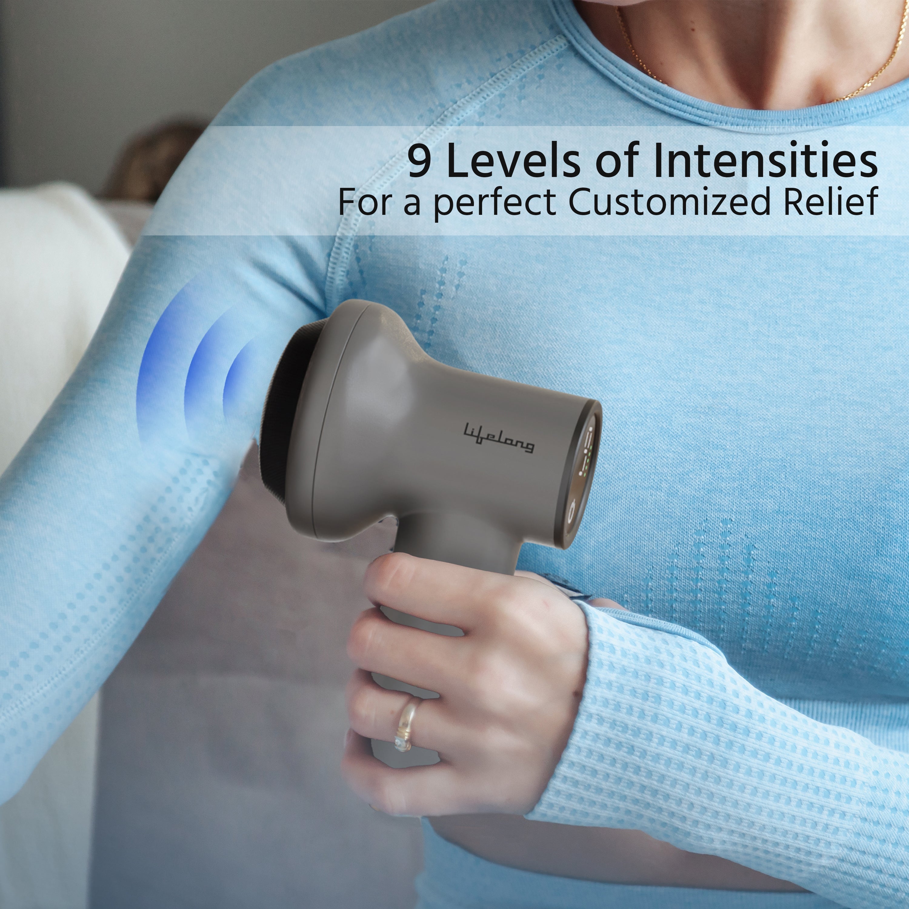 Wireless Handheld Manipol Massager with LED Display