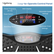 Lifelong Vibration Plate Exercise Machine with Remote & 2Bands| 120kg Load Capacity Home & Gym Full Body Workout Massager for Pain Relief, Weight Loss & Tone Muscles | 5Programs, 120Speeds, Bluetooth