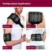 Lifelong Reusable Hot & Cold Pack with Straps | Flexible Gel Ice Pack for Pain Relief, Injuries, Shoulder, Knee, Back, Neck & Ankle |Hot and Cold Therapy Gel Bag for Swelling & Muscle Recovery |Medium