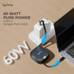 Lifelong Electronics 60W All-in-One Multifunctional Cable Kit | Fast Charging & Data Transfer | Retractable Cable with USB A & C Convertor, Micro/Lightning Connector, Sim Storage & Ejector Accessories