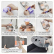 Lifelong 1000ml Hot Water Bag with Waist Belt | Hot Water Bottle for Pain Relief | Hot Pack Warmer for Period Cramps, Back & Muscle Relief | Multipurpose Use with Hand Pocket & Leakproof