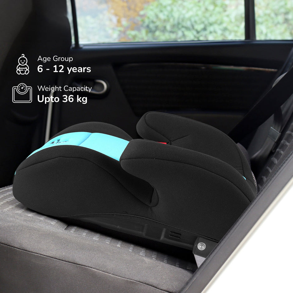 Lifelong ISOFix Backless Booster Car Seat for Kids (Up to 36kg)