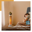 Lifelong PTC Room Heater for Home in Winter | 2000W with Humidification | Bedroom Electric Heater with RGB Light & Remote | 2in1 Fan Mode & Warm Wind | Low Noise, Energy Efficient & Portable Heater