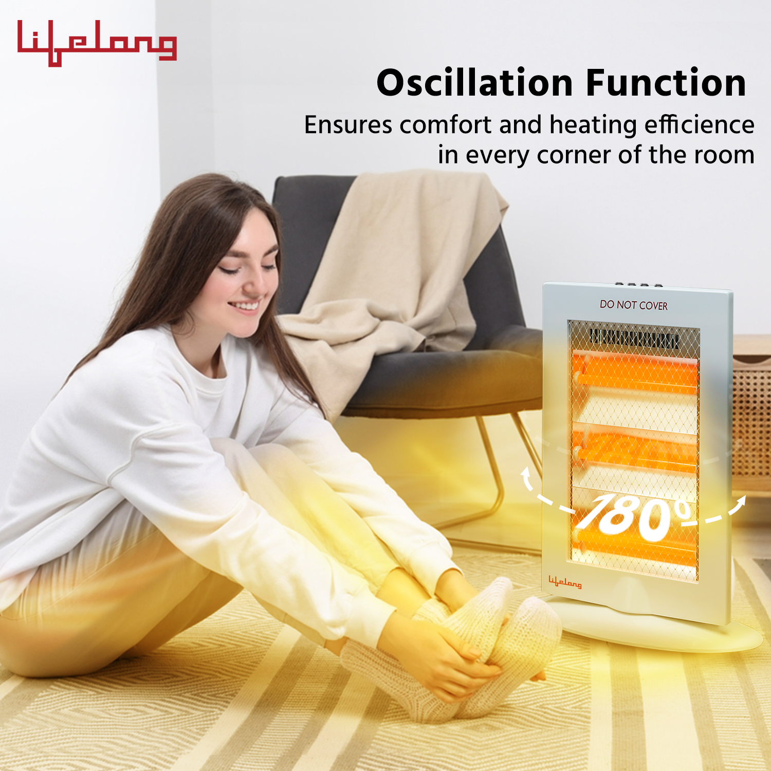 Regalia Plus 1200 Watts Halogen Room Heater for Home