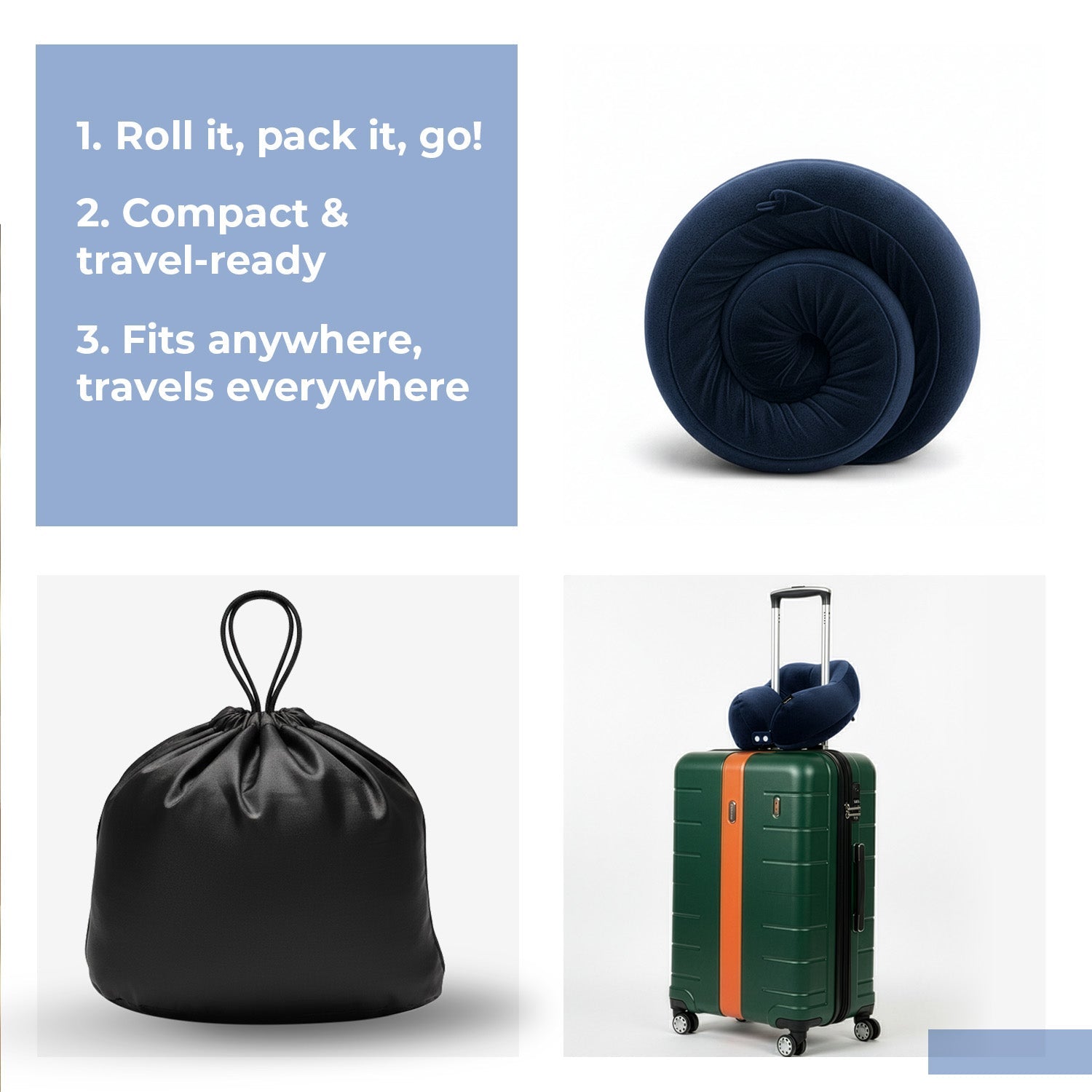 Lifelong Twin Hump Neck Pillow Kit - LLENR18