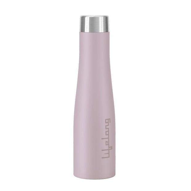 Lifelong Stainless Steel Water Bottle 900ml | Durable, Leak-Proof, Easy Grip, Rust Free, Easy-to-Clean, Odour-Free Bottle with Secure Cap for School, Travel, Gym & Work (LLBT03BL, Lavender)