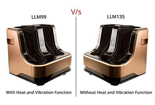 Leg, Foot & Calf Massager – 80W with Rolling & Kneading Functions (Brown)