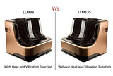 Leg, Foot & Calf Massager – 80W with Rolling & Kneading Functions (Brown)