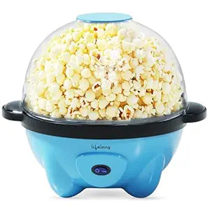 16 Cup Electric Popcorn Maker with Serving Bowl Lid