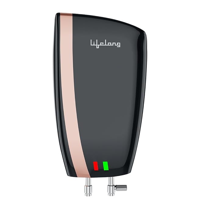 Lifelong 5L Instant Water Heater – 3000W Geyser with 4 Safety Levels & Steel Tank