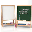 Lifelong Cuppy 2-in-1 Wooden Easel Board | White & Black Board for Kids