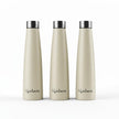 Lifelong 900ml Stainless Steel Water Bottle Pack of 2 | Leak-Proof & Durable | Easy to Clean | Odour-Free | Rust-Free Build, Secure Cap & Easy Grip | Ideal for School, Office, Travel & Gym (Beige)
