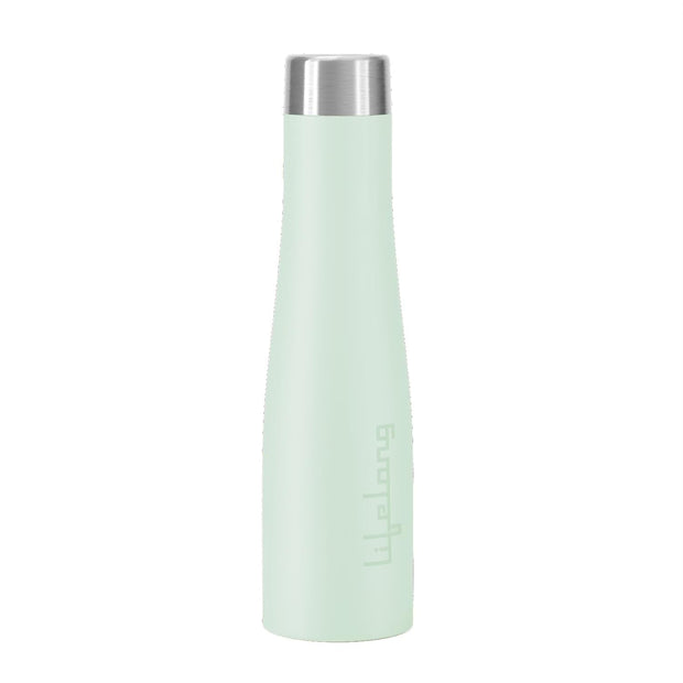 Lifelong Stainless Steel Water Bottle 900ml | Durable, Leak-Proof, Easy Grip, Rust Free, Easy-to-Clean, Odour-Free Bottle with Secure Cap for School, Travel, Gym & Work (LLBT03GL, Glacier)