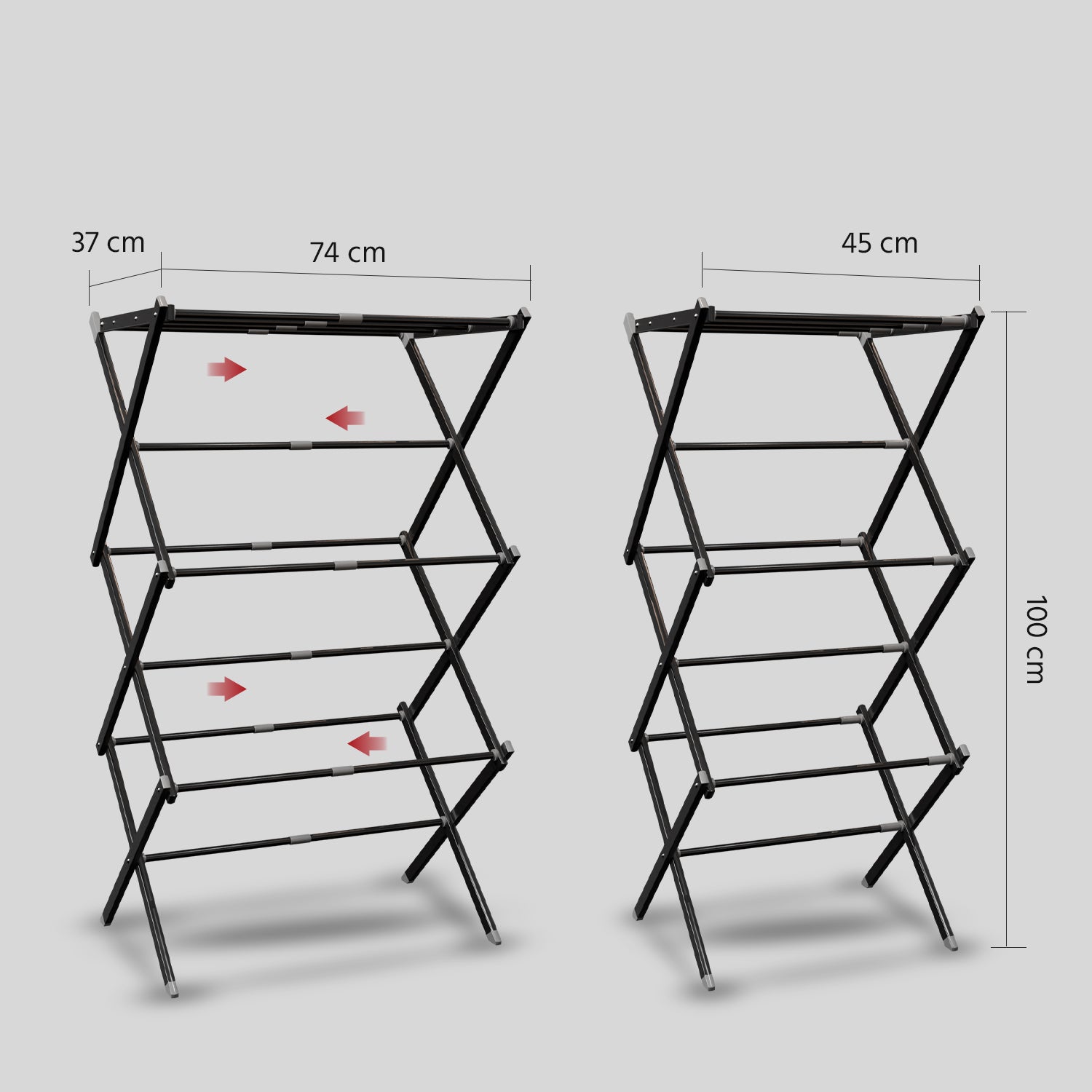 Foldable Clothes Drying Rack