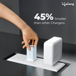 Electronics 65W GaN Fast Charger PD Technology | 1 USB A + 2 Type C Ports | iPhone 16/15/14, Android, Samsung