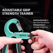 Lifelong Adjustable Hand Grip Strengthener|Hand Gripper with Counter for Men & Women for Gym Workout|Hand Exercise Equipment to Use in Home for Forearm Exercise (5-60kg) - Green & Black, LLFAHGC01