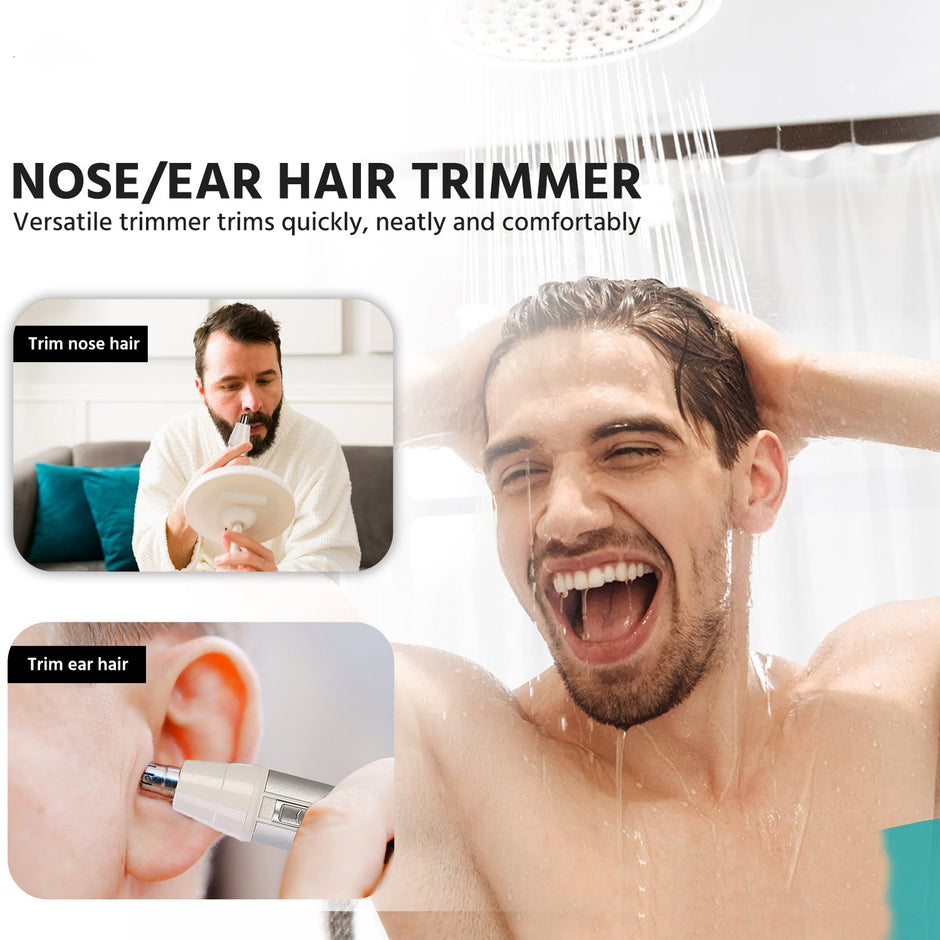Lifelong LLPCM03 Rechargeable Nose & Ear Trimmer â€“ Cordless, Washable Tip, USB Charging