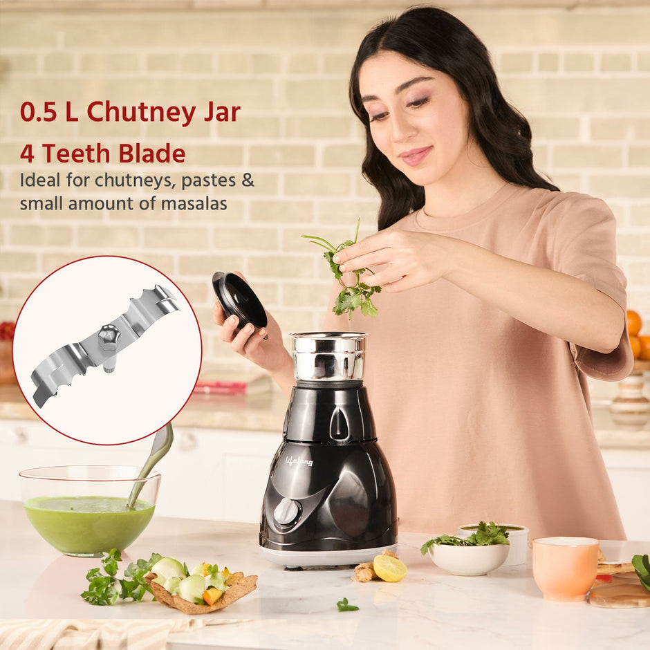 Lifelong LLMG23 500W Mixer Grinder with 3 Jars ISI Certified