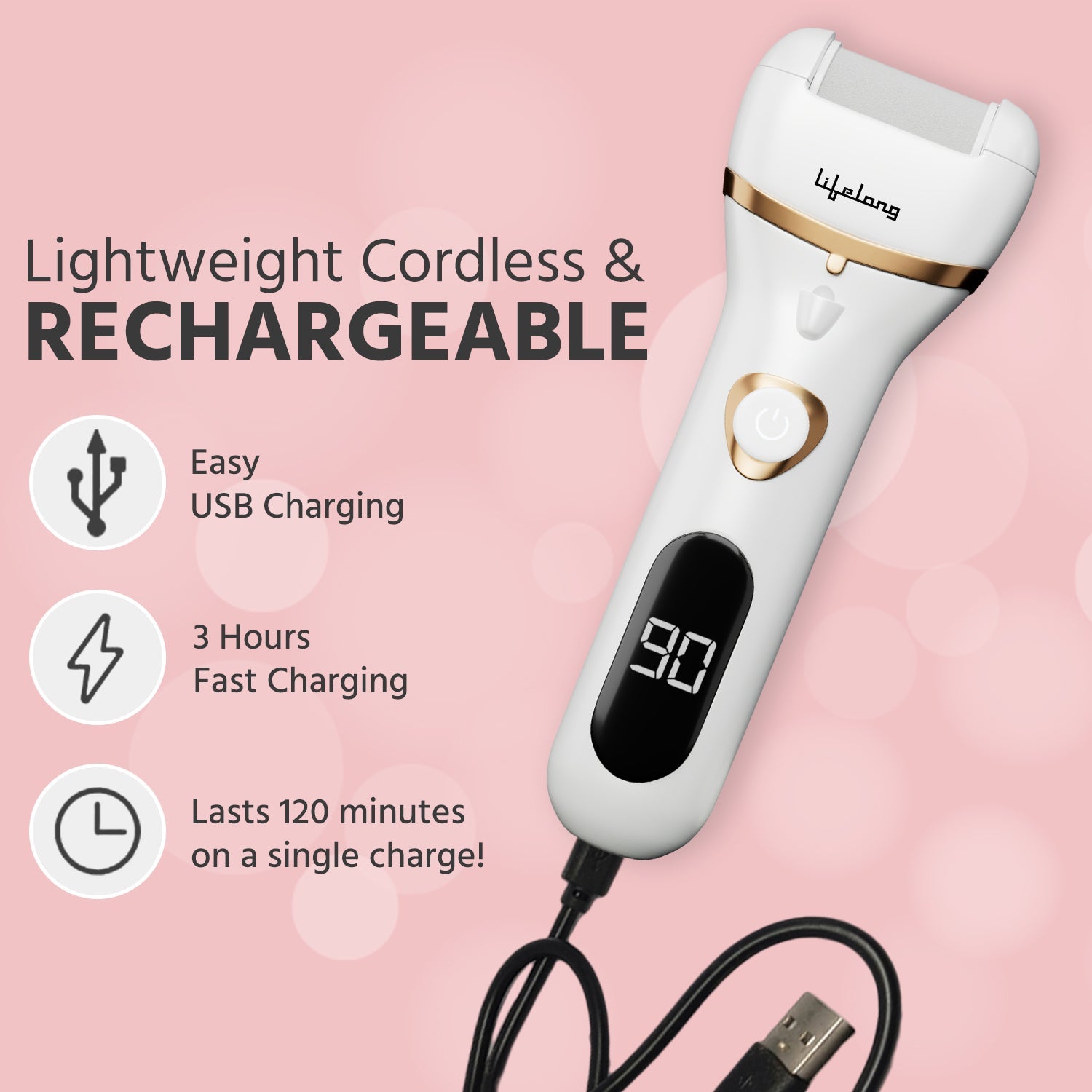 Rechargeable Callus Remover (Grey)
