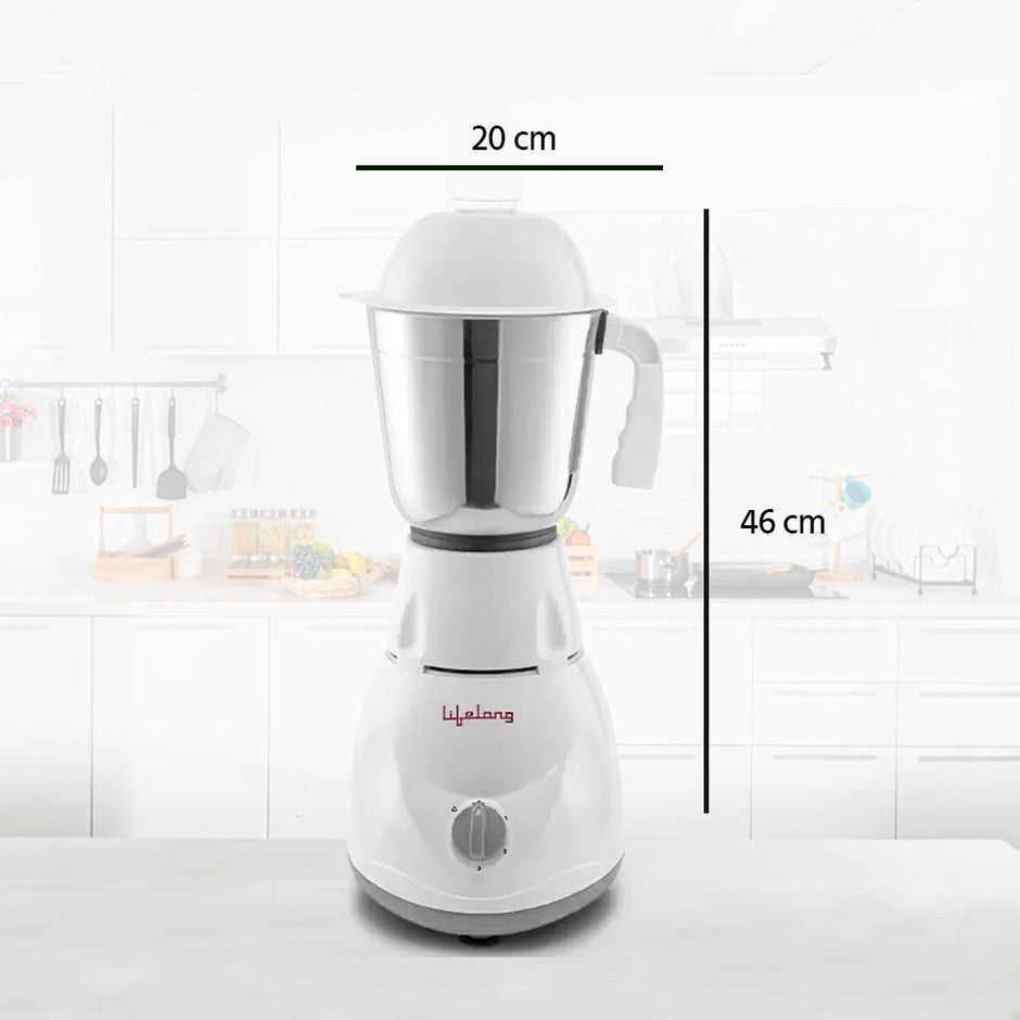 Lifelong LLMG45 Power Pro 500W Mixer Grinder with 3 Jars