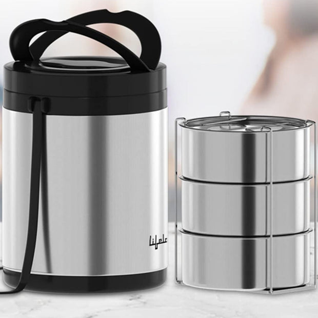 Lifelong LLLUN01 3 layer Insulated Lunch Box