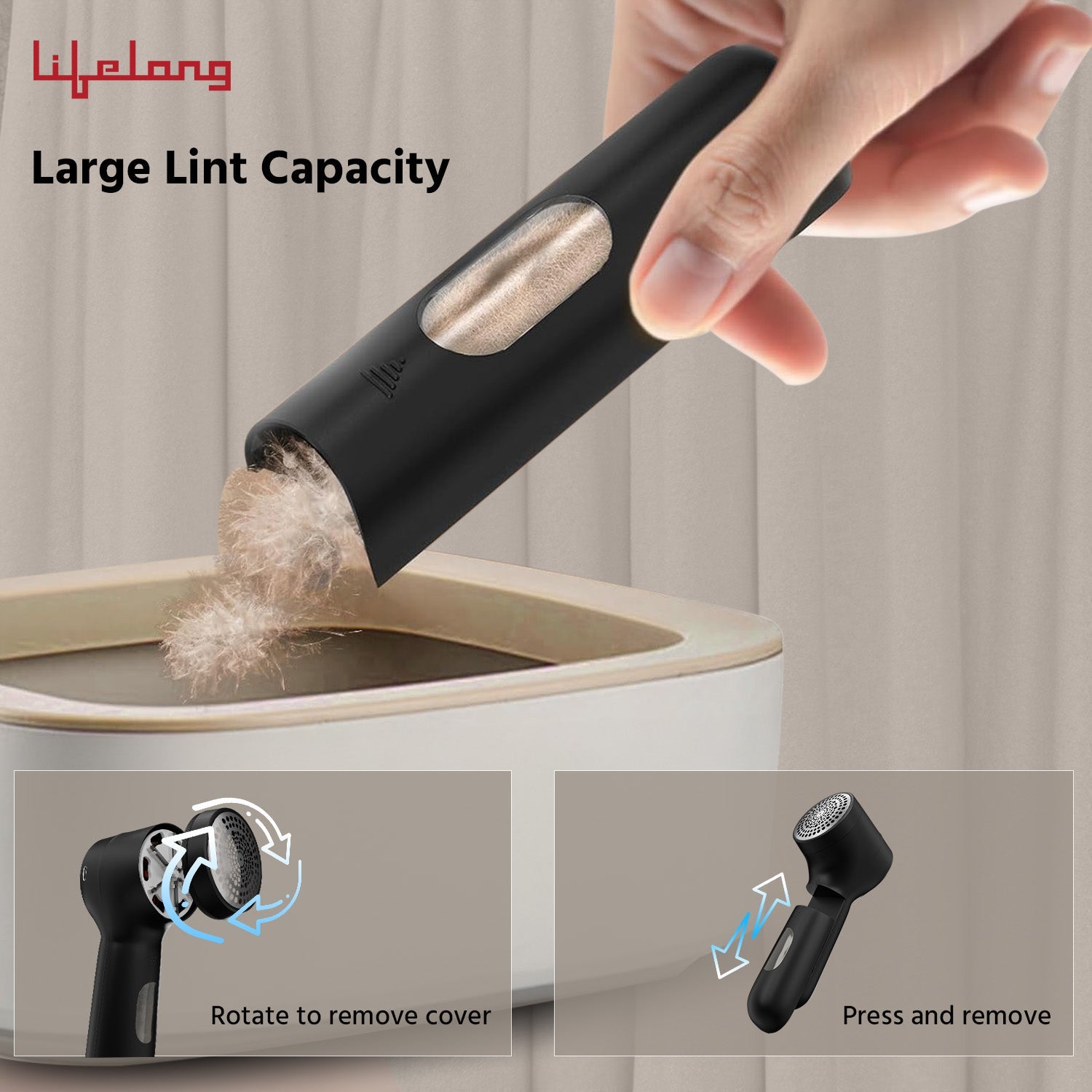 Lifelong Rechargeable Lint Remover - LLELR30