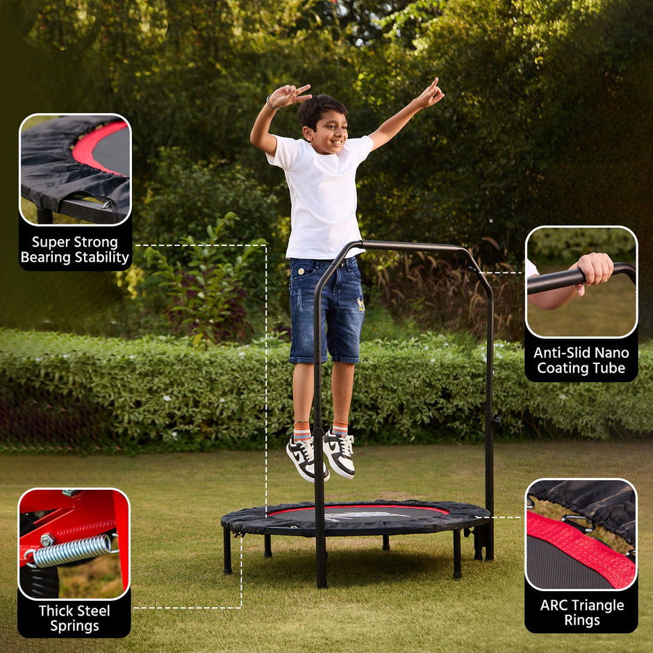 Lifelong Fitness Trampoline 40" with handle support