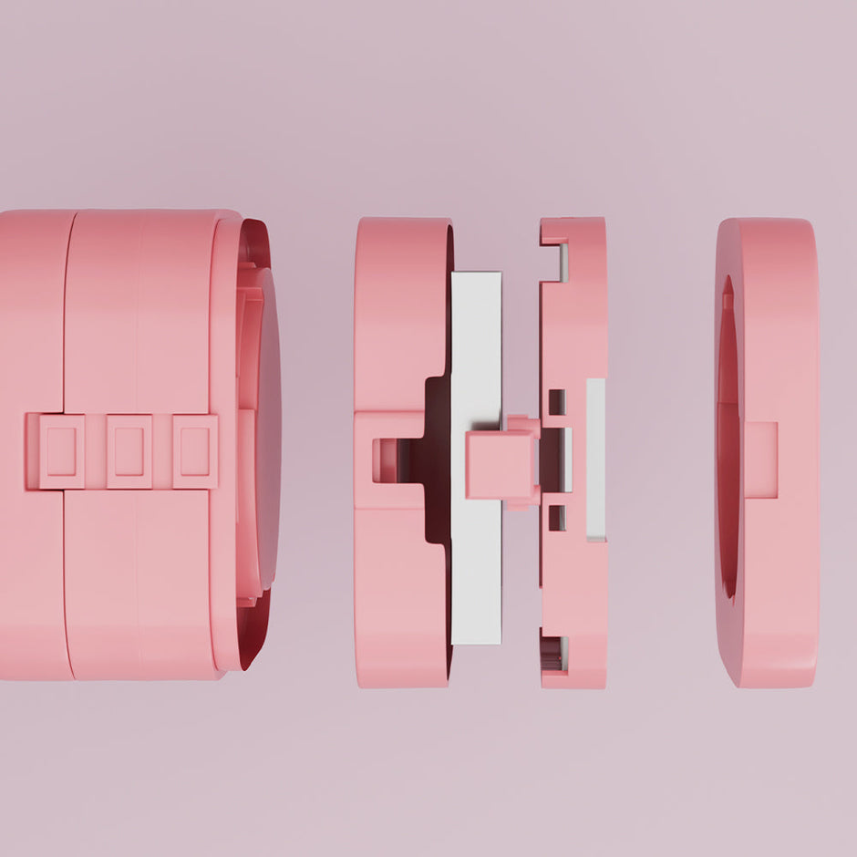 Lifelong Adjustable Dumbbells Set 2-5kg for Home Gym (Pink)
