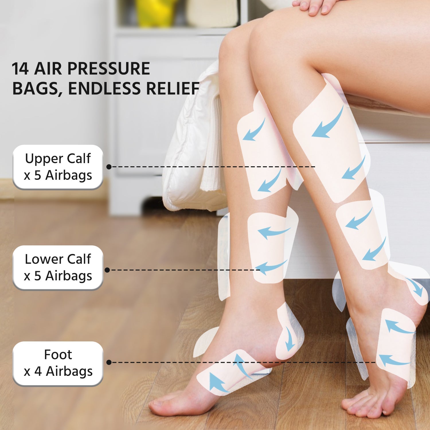 Air Pressure Foot & Leg Massager